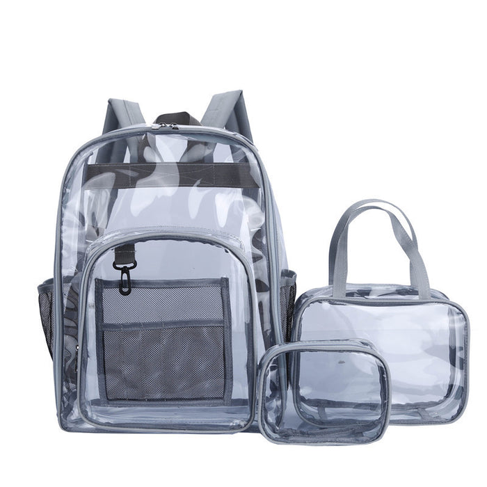 Minimalist See-Through wide capacity Backpack