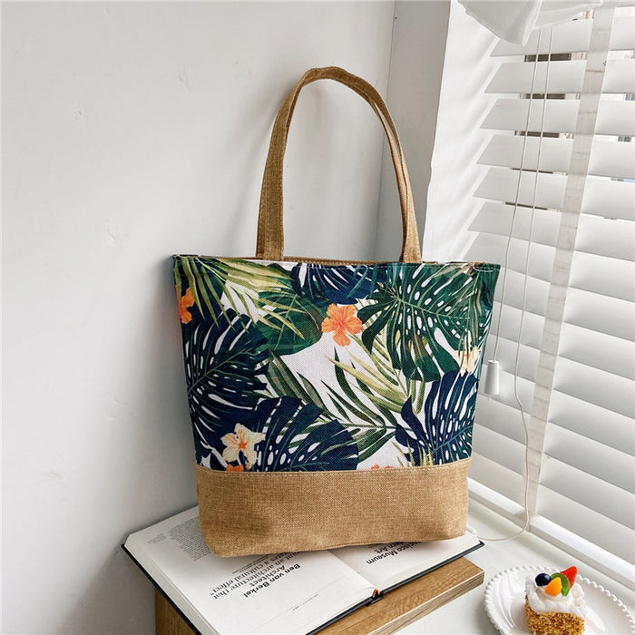 Versatile Everyday Printed Beach Shoulder Bag