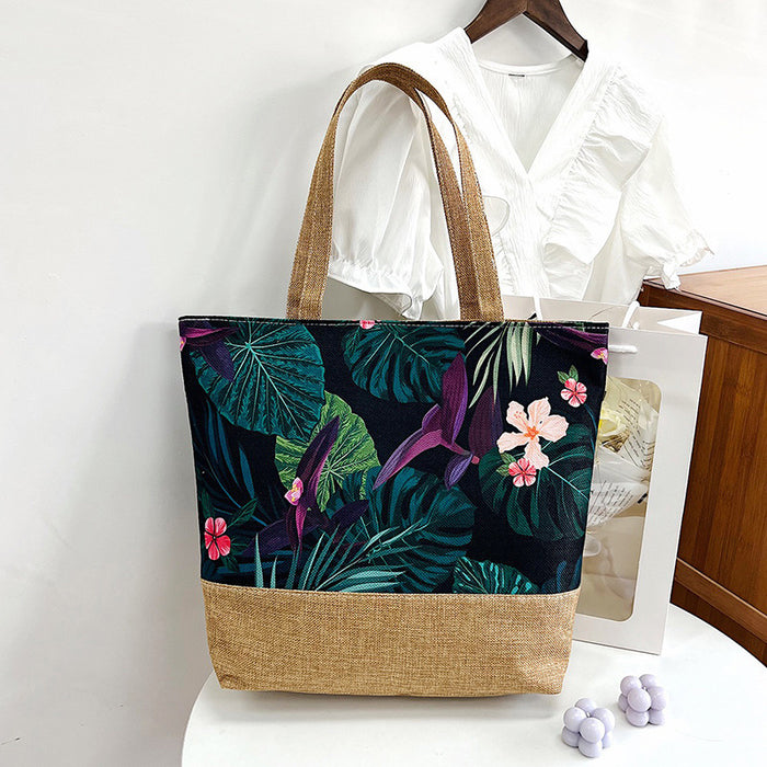 Versatile Everyday Printed Beach Shoulder Bag