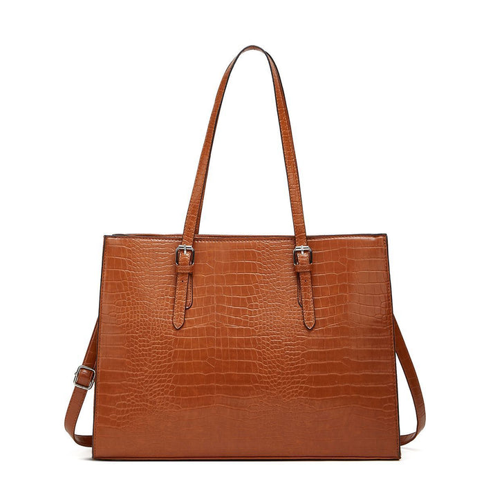 Wholesale Fashion Solid Color Large Capacity Handbag