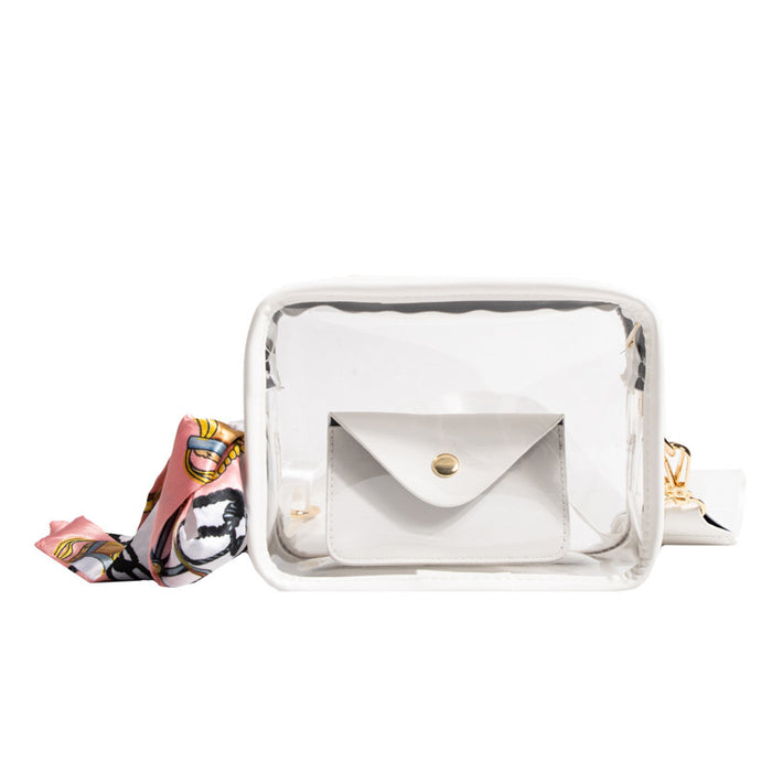 Sleek Acrylic Square Crossbody