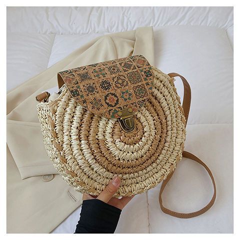 Handwoven Bohemian Circle Bag