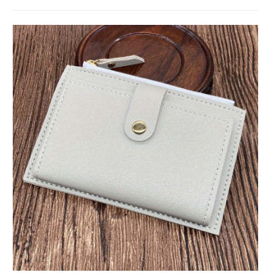 Wholesale Fashion Solid Color Multi-Function Card Bag Wallet