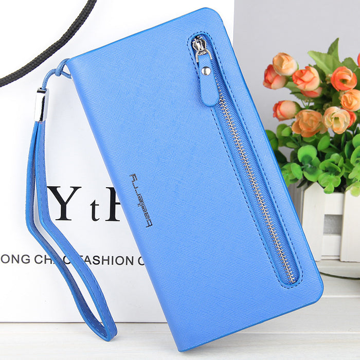 Multi-functional Women's Wallet Long Zipper Phone Bag