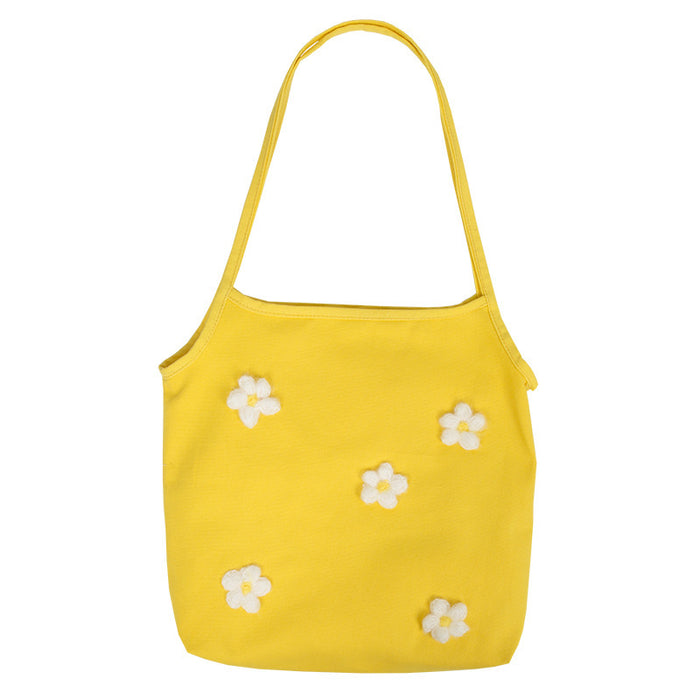 Stylish Textured Blossom Tote for Women