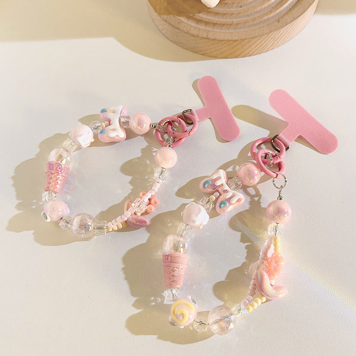 Sweet Ins Ice Cream Bracelet DIY Mobile Phone Lanyard