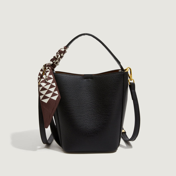 Versatile Retro Litchi Grain Shoulder Tote