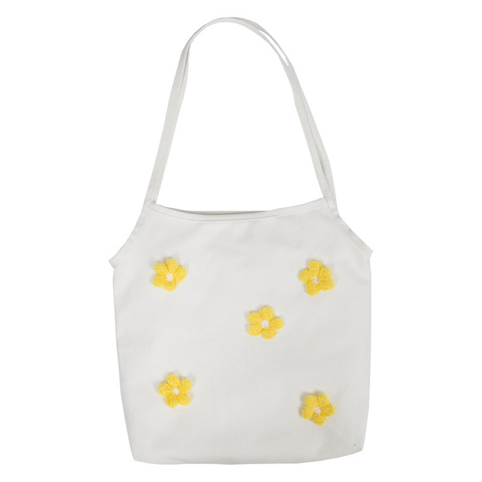 Stylish Textured Blossom Tote for Women