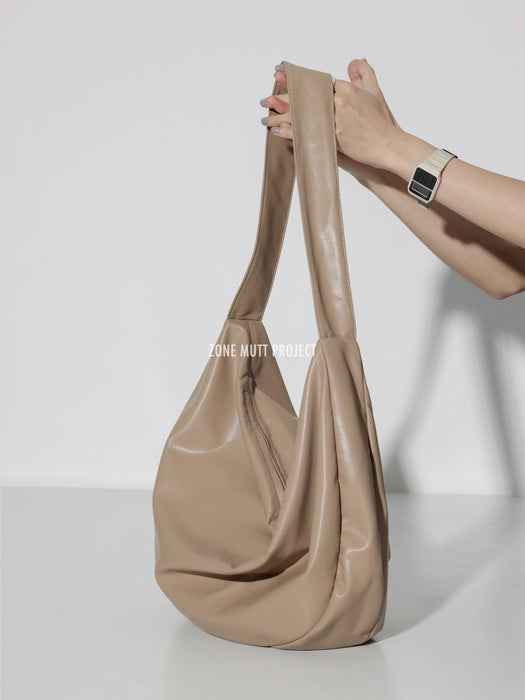 Wholesale Simple Large Capacity Leather Tote Bag