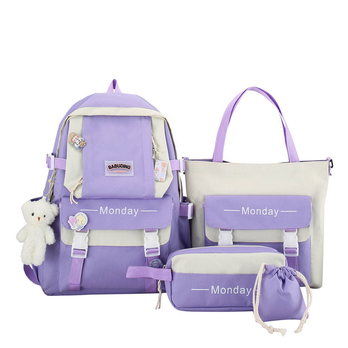 Classic 4-Piece Backpack & Tote Set