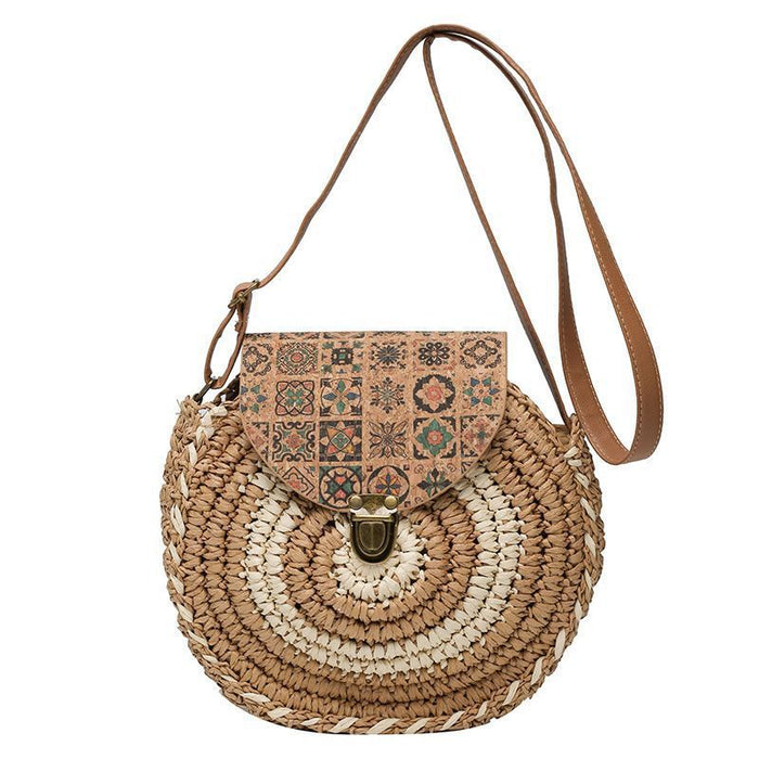 Handwoven Bohemian Circle Bag