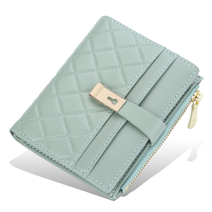 Purse Women's Short Omnibus Multi-card Wallet Zipper Wallet