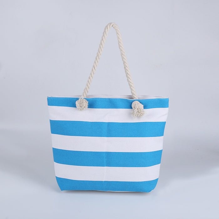 Stylish Coastal Stripe Shoulder Bag