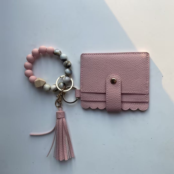 Elegant Wristlet Cross Card Purse