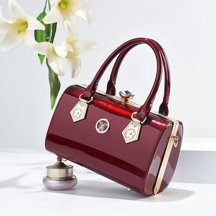 Business Women Fashion Portable Square Handbag