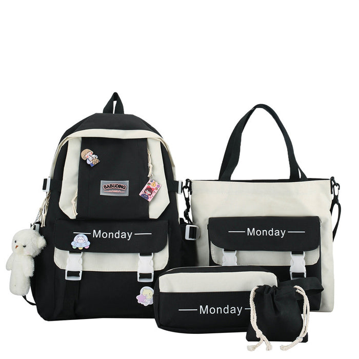 Classic 4-Piece Backpack & Tote Set