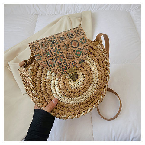 Handwoven Bohemian Circle Bag