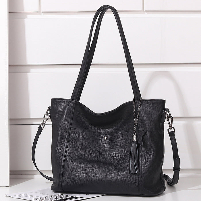 Sophisticated Solid Spacious Purse
