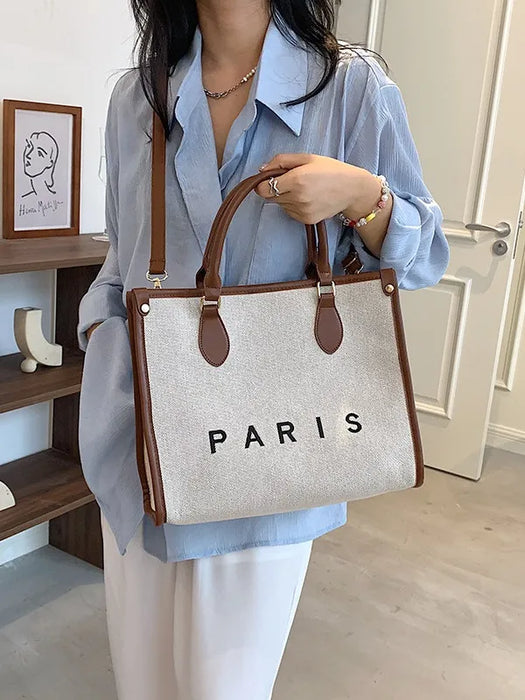 Wholesale Fashionable Canvas Embroidered Tote Bag